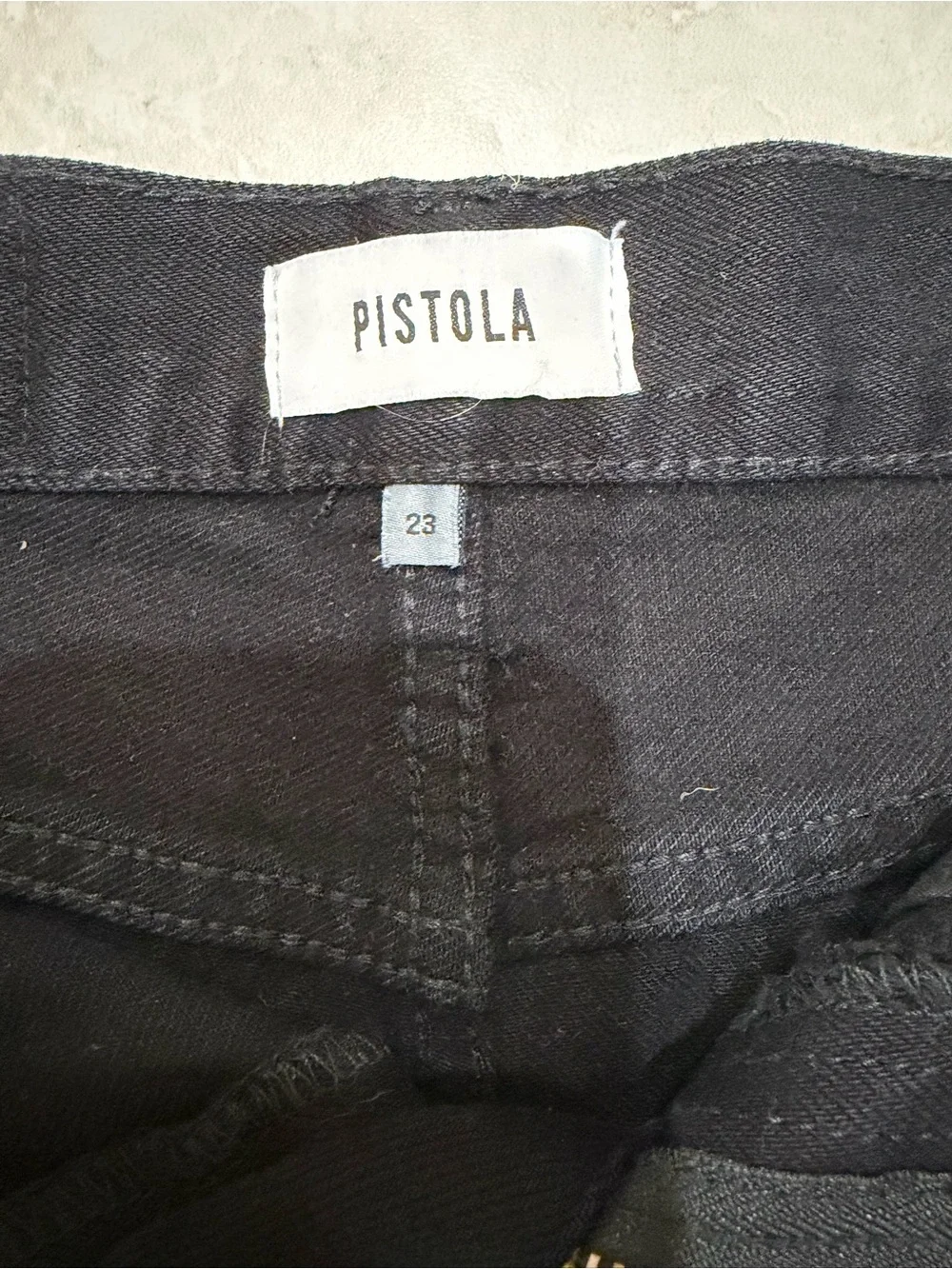 Pistola Black Denim Shorts 23